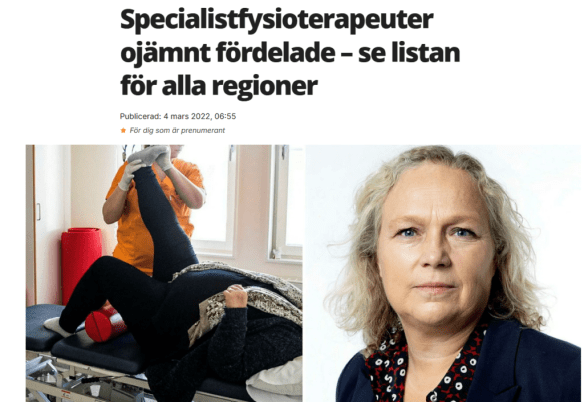 Att Bli Och Vara Specialist Som Fysioterapeut