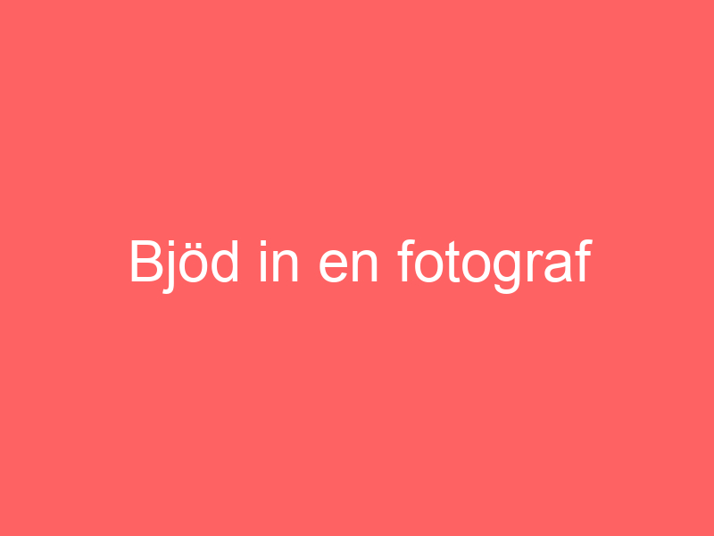 Bjöd In En Fotograf