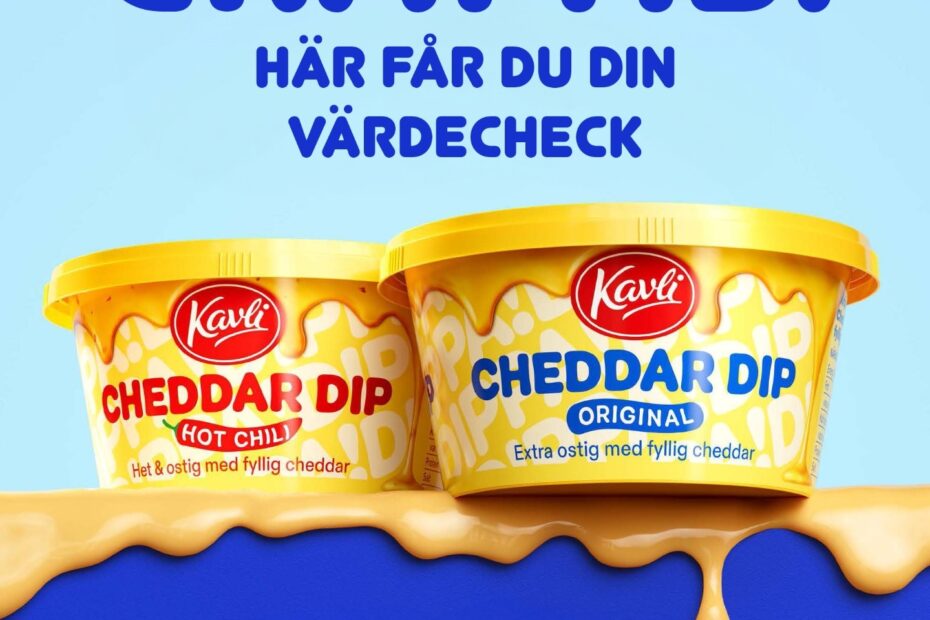 Chans Till Gratis Kavli Cheddar Dip