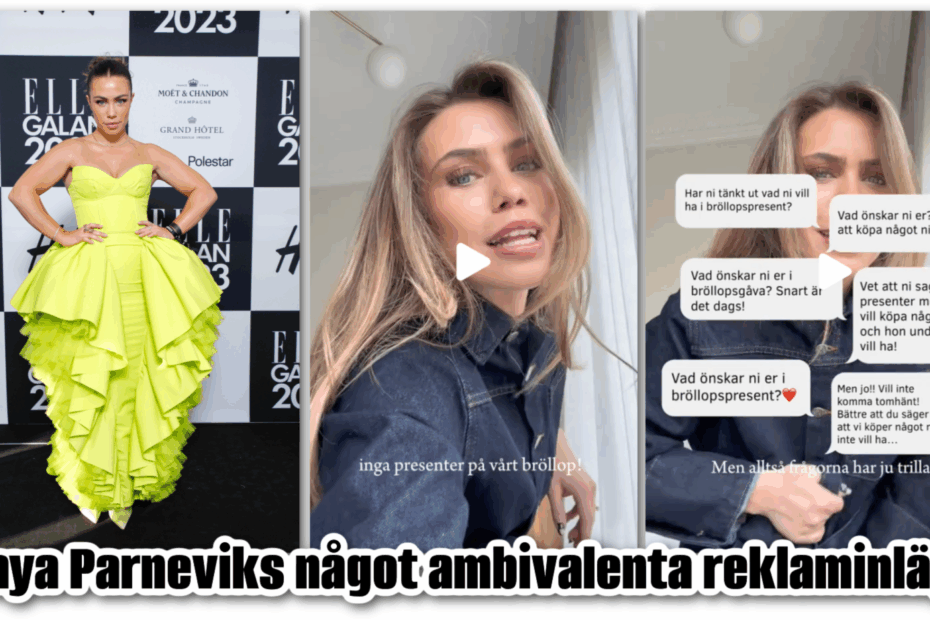 Att avböja bröllopspresenter men samtidigt skriva en önskelista