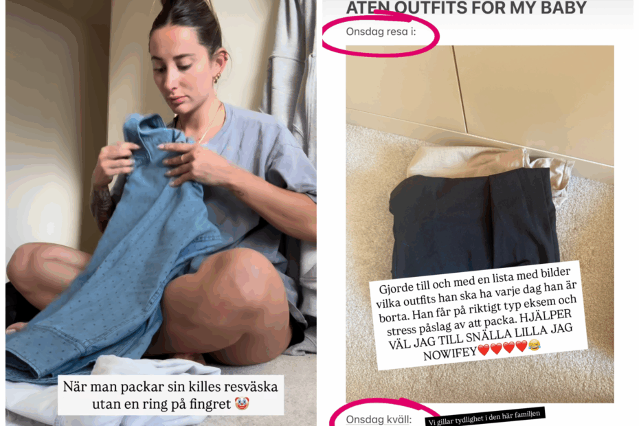 Att planera och packa sin pojkväns outfits