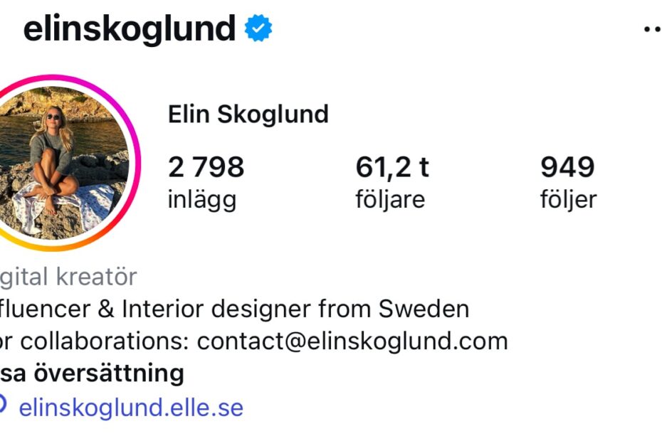 Elin skoglund sorgsna inlägg om att bli singel och mamma