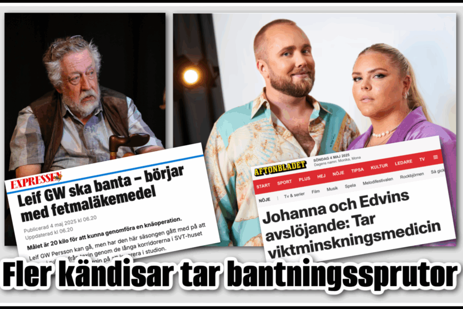 Fler svenska kändisar börjat med bantningssprutor
