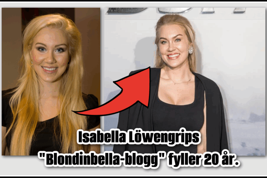Isabella planerar stor fest för att fira bloggen som fyller 20 år