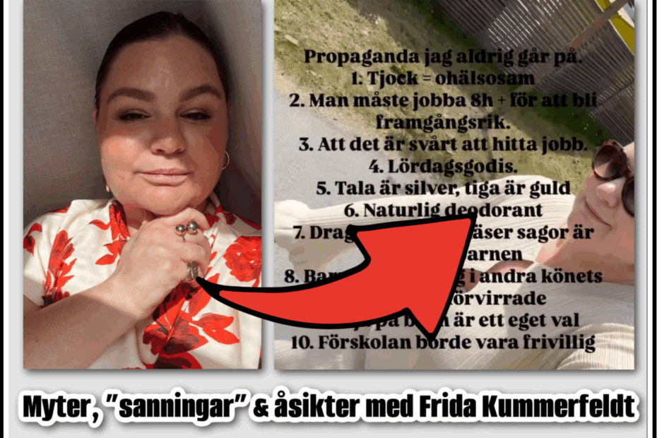 Myter, ”sanningar” & åsikter med frida kummerfeldt