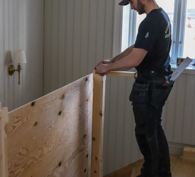 Nu fick det räcke utan räcke!