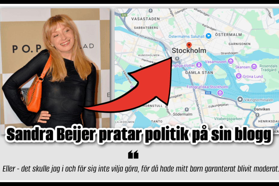 Sandra beijer pratar politik