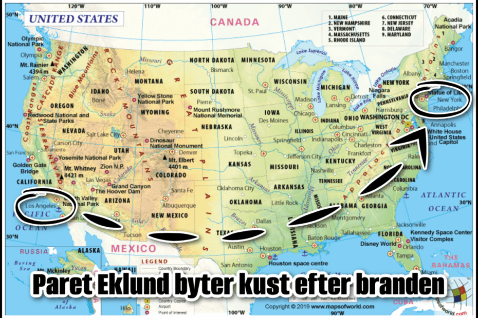 Sigge eklund lämnar los angeles för new york
