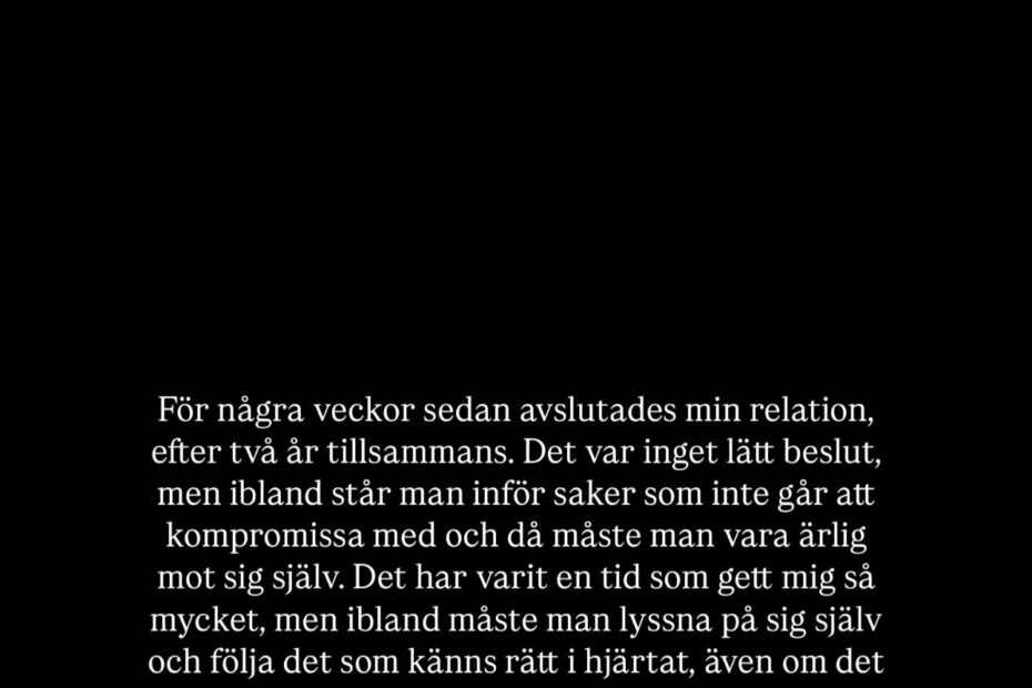 ”trubbel tanja” är singel igen